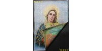 Tapisserie : Sacré Coeur de Marie en fil d'or (Version 2)
